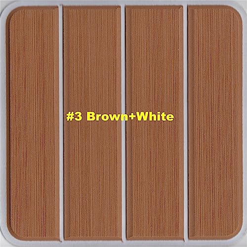 Zomanon Boat EVA Faux Teak Decking Floor Pad Compatible with 2004 Rinker Captiva 212 - Multiple Color Options