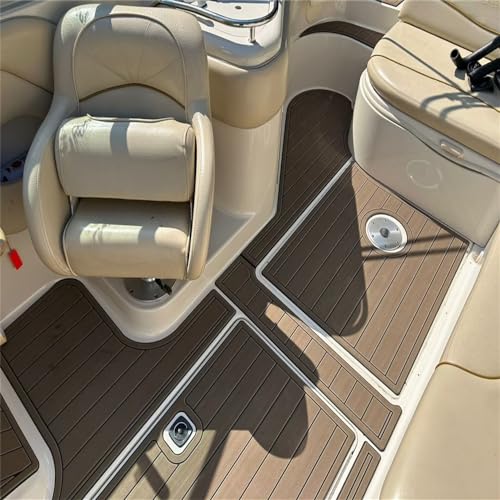 Algasan Boat EVA Faux Teak Decking Mat for 2000 Sea Ray Sundeck 240 Swim Platform - Multiple Color Options Available