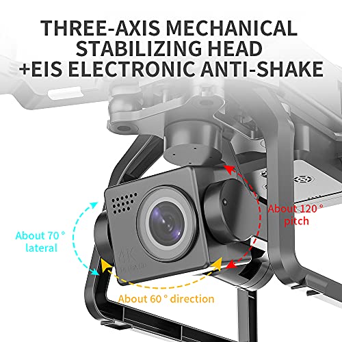 SJRC F7 PRO GPS Drone 4K Dual Camera 3-Axis Gimbal Quadcopter (Two Batteries)