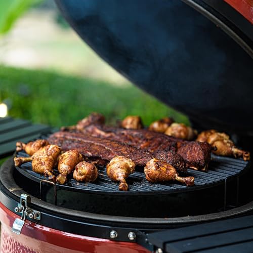 Kamado Joe Big Joe Series II 24-Inch Ceramic Charcoal Grill and Smoker Blaze Red