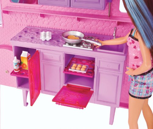 Barbie 2013 Sisters' Deluxe Camper Bundle Play Set with 4 Dolls and RV