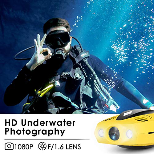 Chasing Dory 1080p HD Underwater Drone Yellow