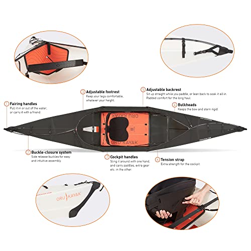 Oru Kayak Foldable Beach LT Kayak Black