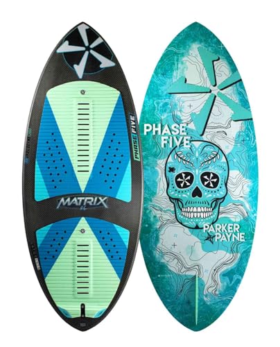 PHASE FIVE Wakesurf Board Matrix Payne Pro 53" Black/Green/Blue