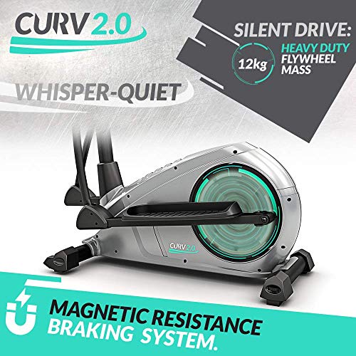 Bluefin Fitness CURV 2.0 Elliptical Cross Trainer Black