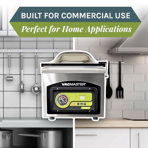 Vacmaster VP215 Chamber Vacuum Sealer Stainless Steel Silver