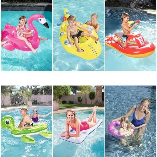 FFCJJDS Oversized Family Swimming Pool Outdoor Paddling One Color