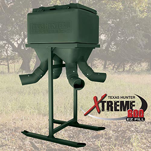 Texas Hunter Products 600lb. Xtreme Protein Feeder Model XPF600 Hunter Green
