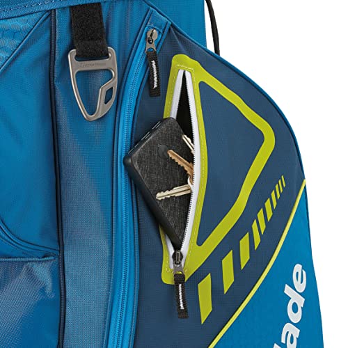 TaylorMade 2022 Select ST Cart Bag Blue/Navy/Lime