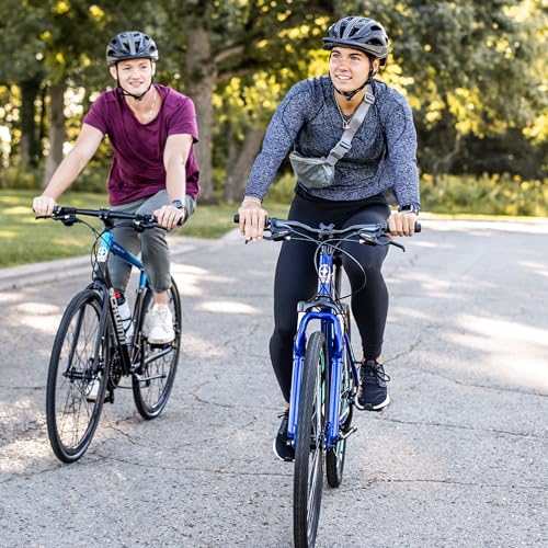 Schwinn GTX 2.0 Comfort Adult Hybrid Bike 700c Black/Blue