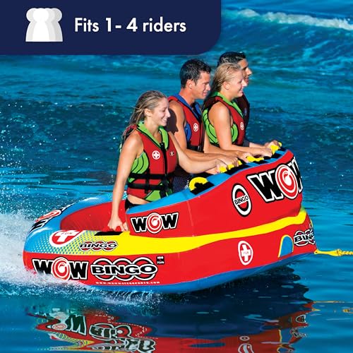 WOW Sports Inflatable Towable Cockpit Tube Multicolor
