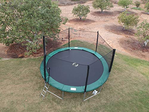 Best Trampoline USA Galactic Xtreme 16 FT Commercial Grade Round Trampoline with Enclosure