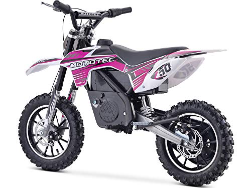 MotoTec Gazella 24v 500w Electric Dirt Bike Purple