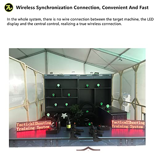 Indesign Steel Target System with Screen Display, Controller & 12 Shooting Targets
