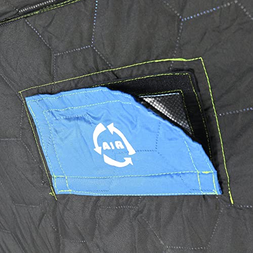 CLAM 14470 X-600 Portable 7 Person Ice Fishing Hub Shelter Tent Multi