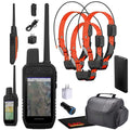 Garmin Alpha 300 Handheld Tracking System with 3x TT25 Dog Collars, GPS, Field Bag & Accessories Black