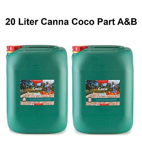 Canna Coco Nutrient Package - Part A & B, Boost, Cannazym, PK 13/14, Start & Rhizotonic (20L)