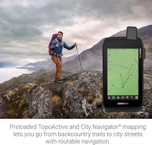 Certified Brands Garmin Montana 750i GPS Handheld with SIMO Solis Lite 4G Mobile Hotspot and Signature Series Case