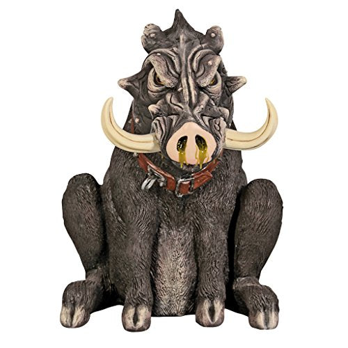 Design Toscano Bad Intentions Giant Warthog Garden Statue Full Color
