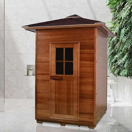 SymbolicSpas Outdoor Swedish Sauna Canadian Cedar Wood