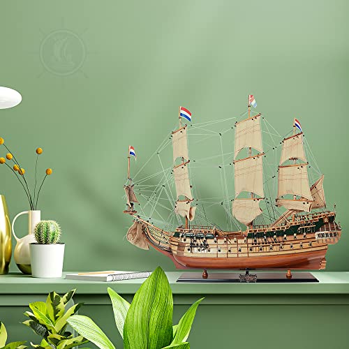 Old Modern Handicrafts Friesland Tall Ship Model Red