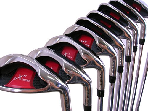Extreme X5 Senior Men's Golf Iron Set Black