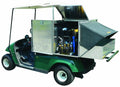 Mobile-Shop Golf Cart Weather Tight Tool Storage Utility Bed Bright Aluminum