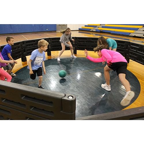 Generic 15' Diameter Portable GaGa Ball Pit with Steel Spikes Black