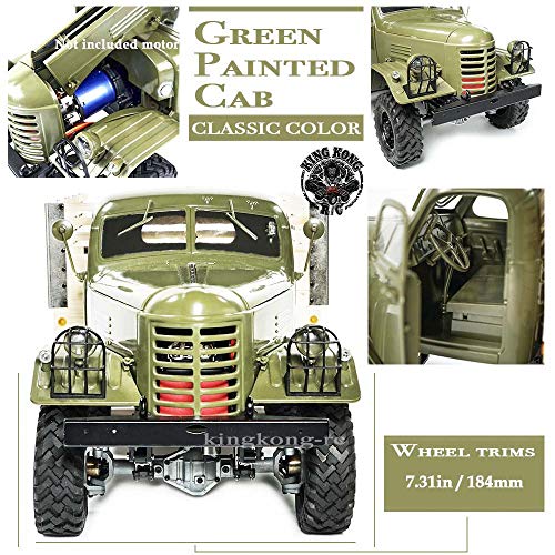 Kingkong RC 1/12 Scale CA30 6x6 Soviet Truck Metal Chassis KIT Multicolour