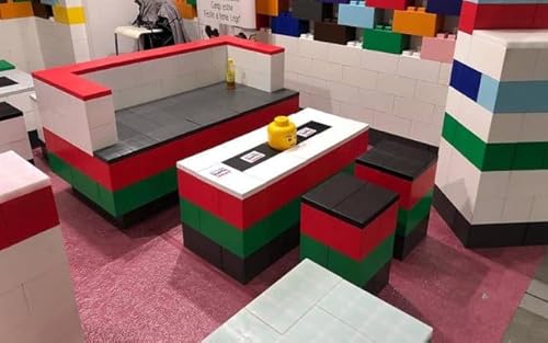 EverBlock Modular 6' Sofa with Cantilever Kit Translucent