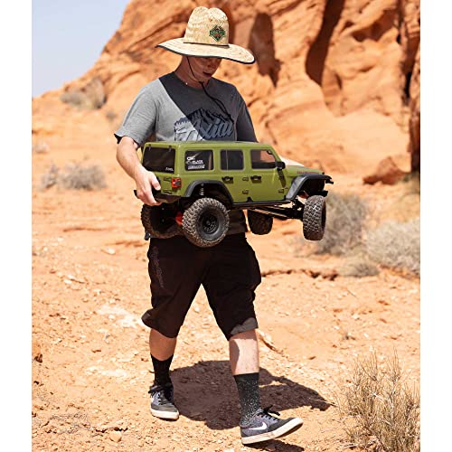 Axial RC Truck 1/6 SCX6 Jeep JLU Wrangler 4WD Rock Crawler RTR Green