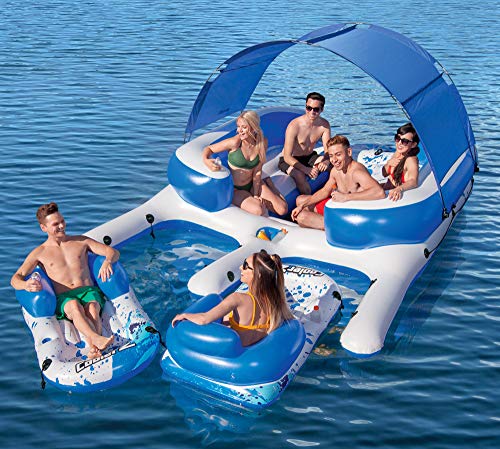 Bestway CoolerZ Tropical Breeze III Inflatable Floating Island Blue