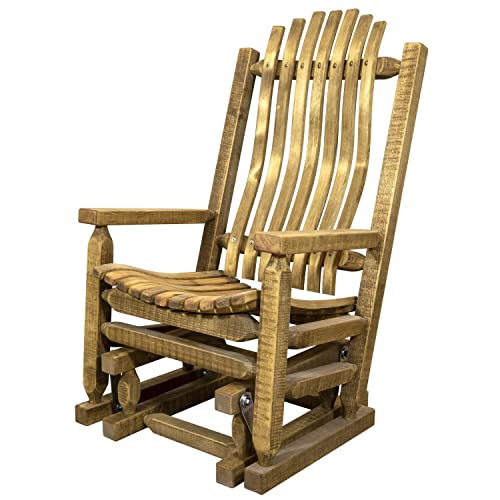 Montana Woodworks Homestead Collection Glider Rocker Clear