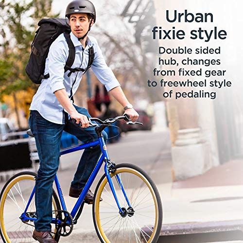 Schwinn Kedzie Single-Speed Fixie Road Bike Blue
