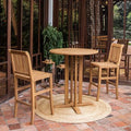 Cambridge Casual Teak Wood Mosko Bistro 3-Piece Set