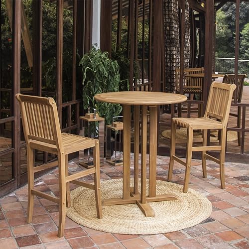 Cambridge Casual Teak Wood Mosko Bistro 3-Piece Set