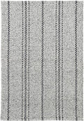 Dash & Albert Handwoven Melange Stripe Rug 8x10 Feet Grey/Black