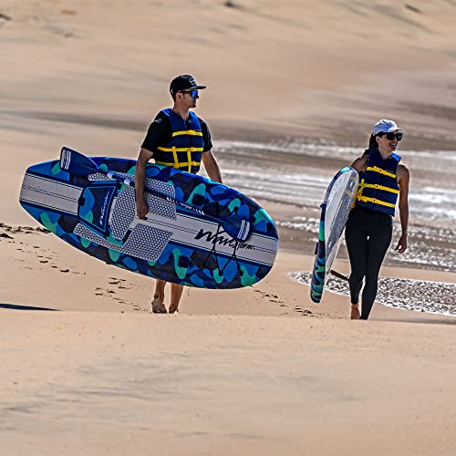 WAVESTORM 9ft6 SUP Kayak Hybrid Stand Up Paddleboard Foam Soft Top Blue