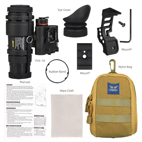YSS PVS 18A 3X Digital Night Vision Monocular Black
