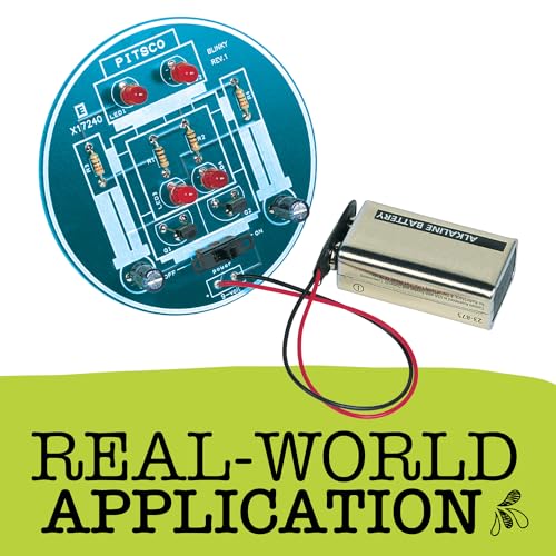 Pitsco Education Blinky Robot Soldering Kit Classroom Package, STEM Projects for Kids Ages 12+
