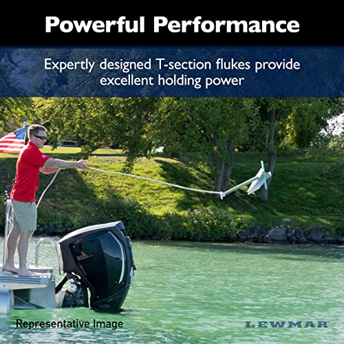Lewmar LFX Aluminum Fluke Anchor Kit 10 lbs. for Boats up to 39' Silver
