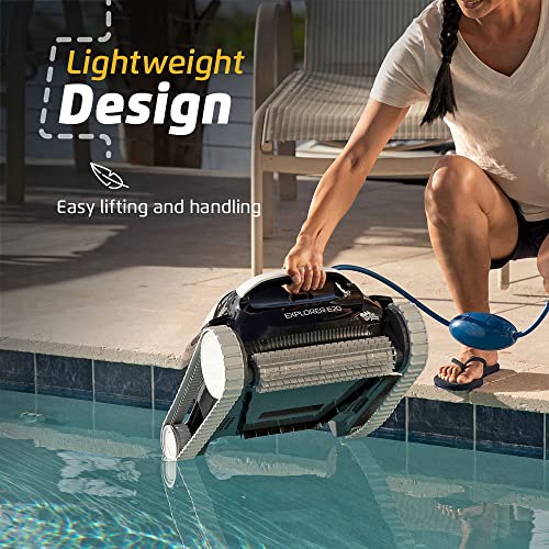Dolphin Explorer E20 Robotic Pool Vacuum Cleaner Black