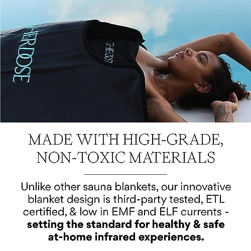 HigherDOSE Infrared Sauna Blanket - Relax & Detox Your Body - Portable Home Sauna Therapy