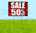 TampaPrinting 50% Off Yard Sign 18" x 24" with Metal Step Stake