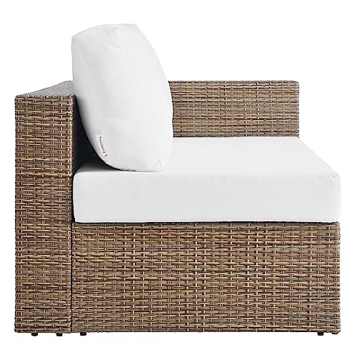 Modway Convene Love Seat Cappuccino White