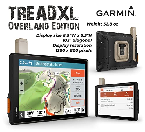 Wearable4U Garmin Tread XL Overland Navigator with Power Pack Bundle