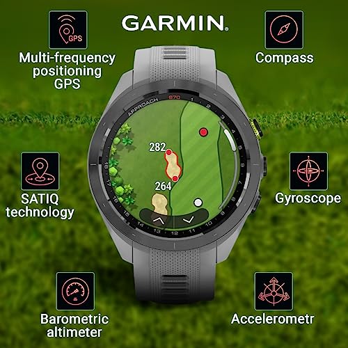 Wearable4U Garmin Approach S70 Golf Smartwatch Gray