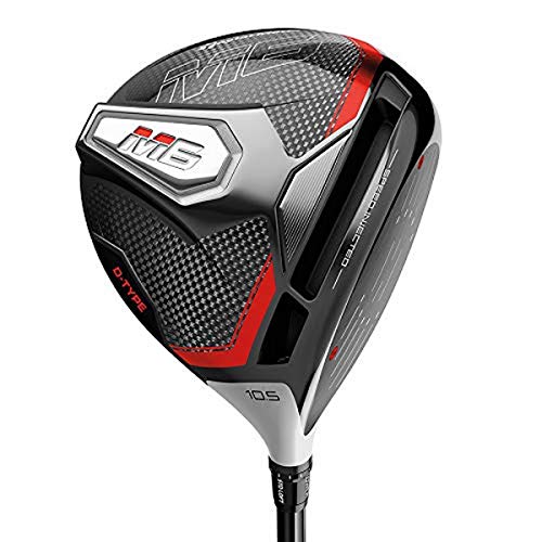 TaylorMade Golf M6 D-Type Driver 10.5 Loft Senior Flex Shaft: Project X Evenflow Max Carry 45 Matte Black/Silver