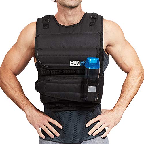 RUNmax RUNFast Weighted Vest With Shoulder Pads Black