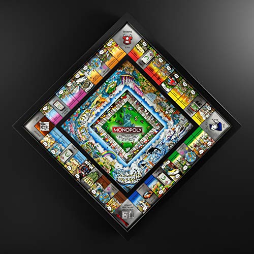 WS Game Company Monopoly World Edition by Charles Fazzino Multicolor